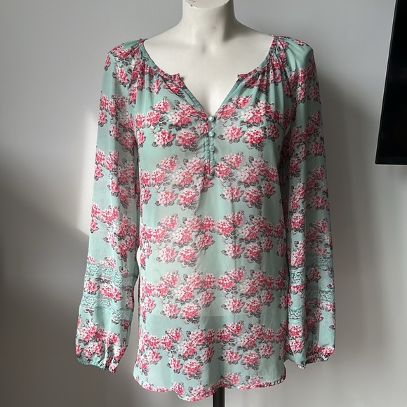 Lauren Conrad Floral Blouse - Picture 2 of 2